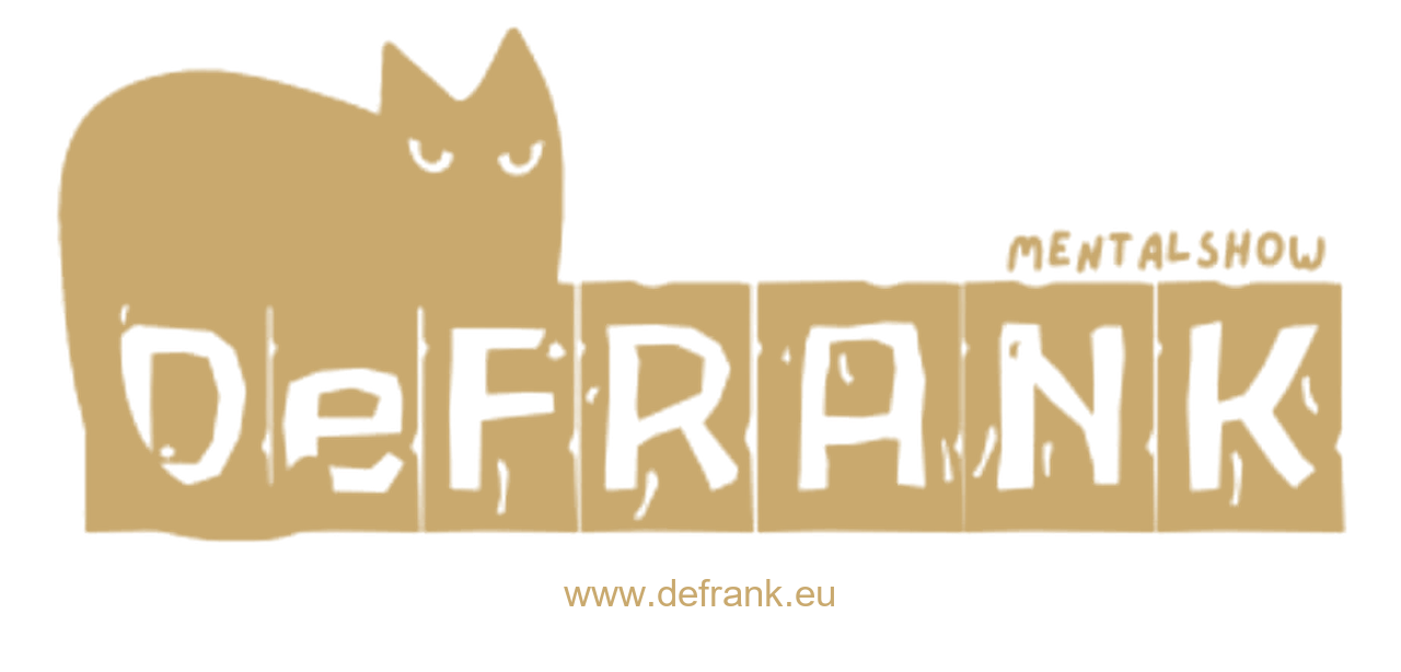 Logotipo de Defrank Mentalshow y www.defrank.eu